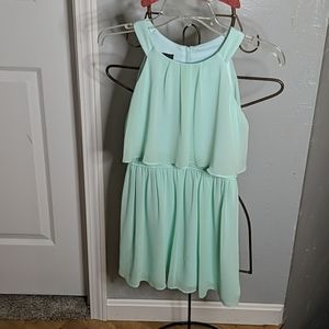Teal Blousy Dress